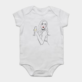 Frau Sektglas - Frau - Beauty - Sekt Baby Bodysuit